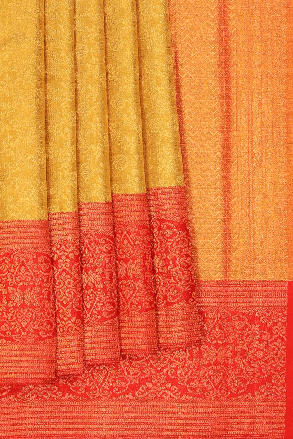 Image of Kanchipuram Tissue Brocade Saree