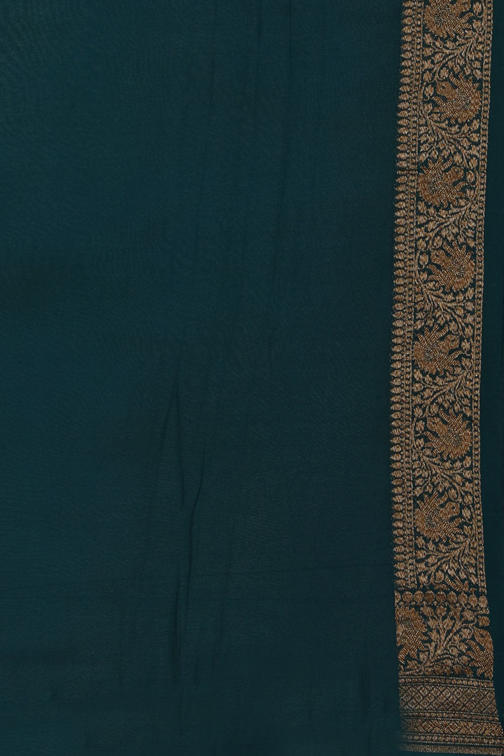 Banarasi Georgette Teal Green Saree