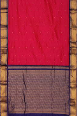 Image of Narayanpet Silk Pink Saree