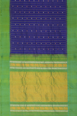 Image of Gadwal Silk Purple Saree