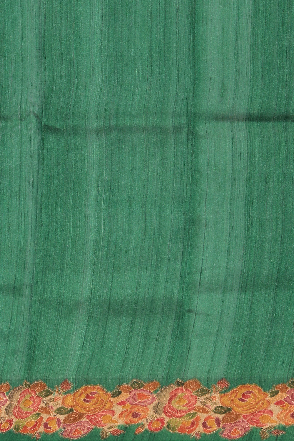 Collection of Tussar Silk Green Saree in a gallery layout