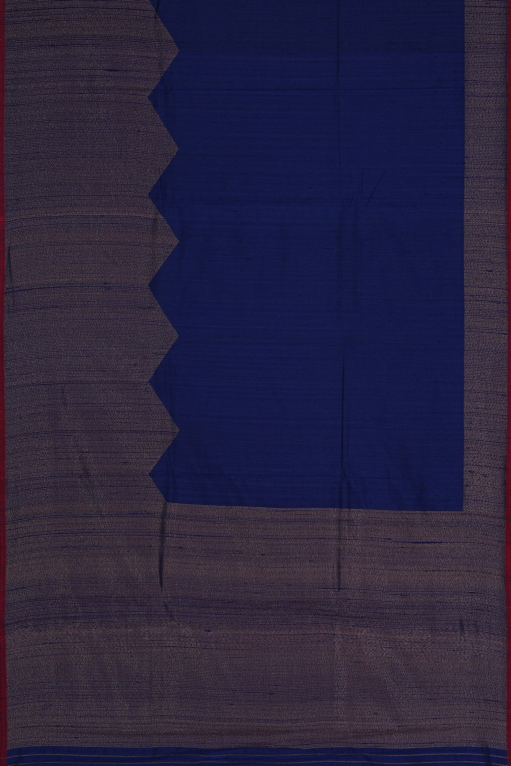 Image of Banarasi Dupion Silk Indigo Blue Saree