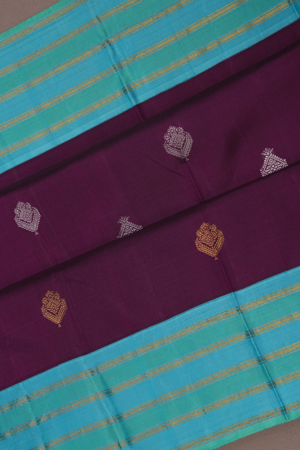 Image of Arani Silk Violet Saree