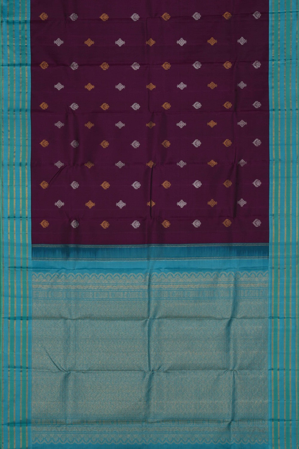 Image of Arani Silk Violet Saree