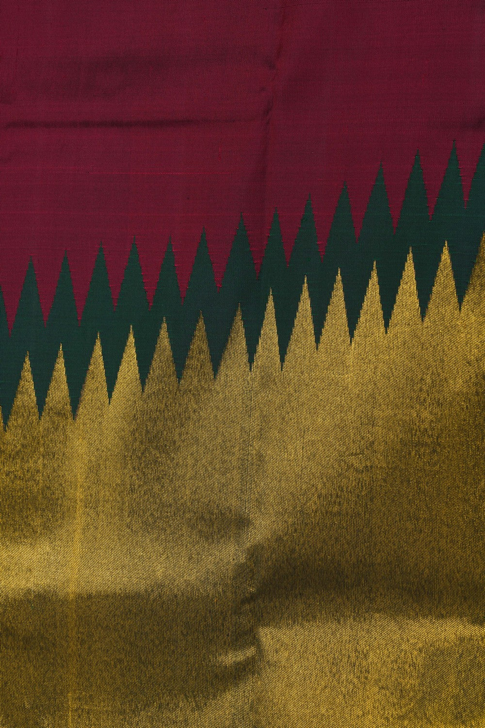 Image of Arani Silk Maroon Saree