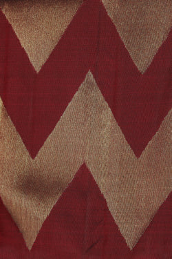 Collection of Arani Silk Maroon Saree in a gallery layout