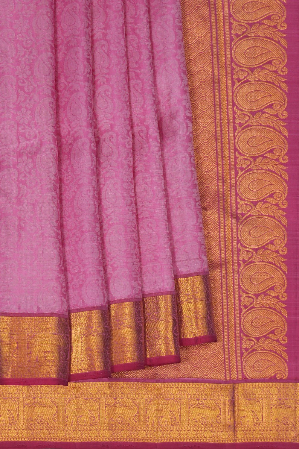 Image of Arani Silk Pink Saree