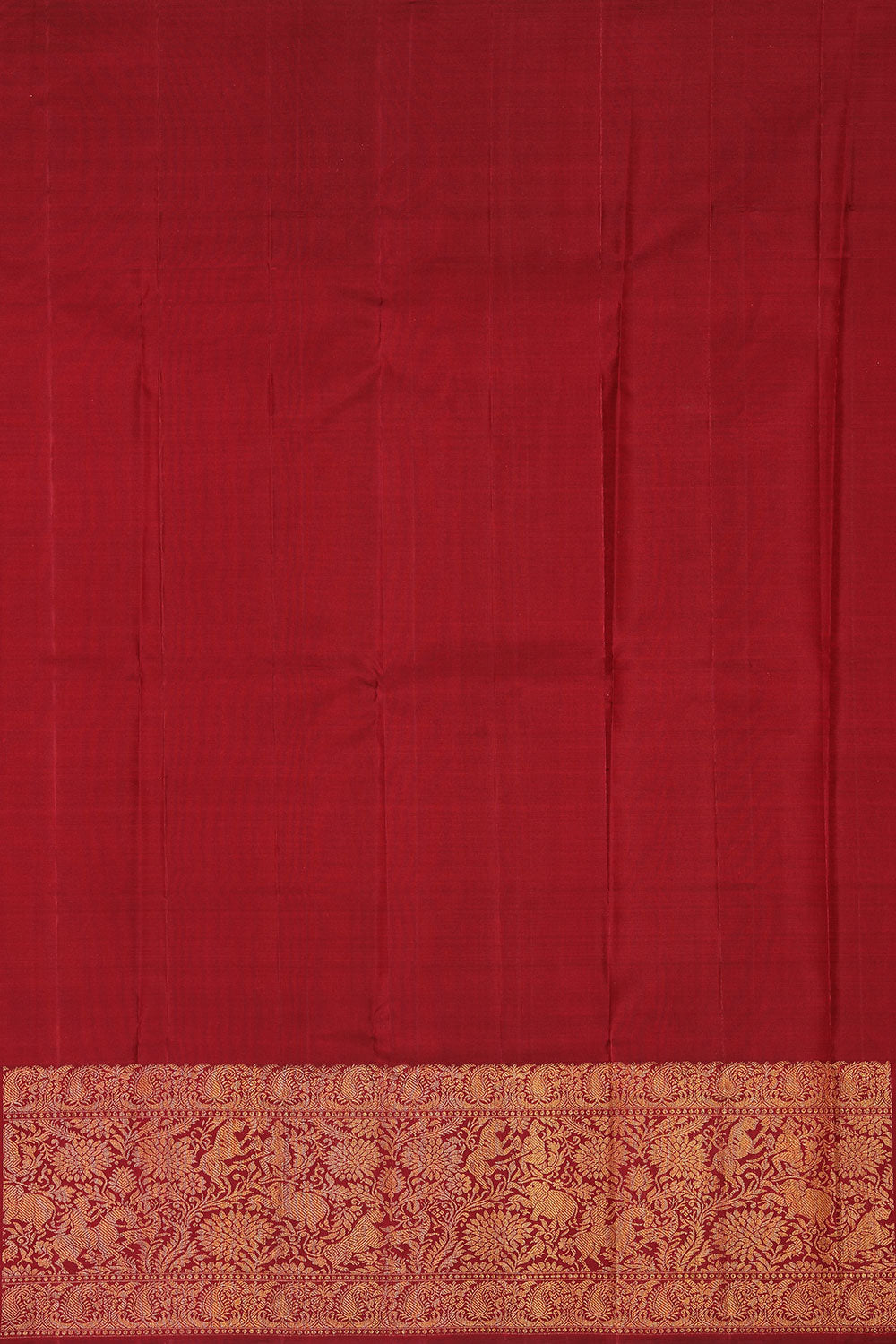 Collection of Kanchipuram Silk Mustard Saree in a gallery layout