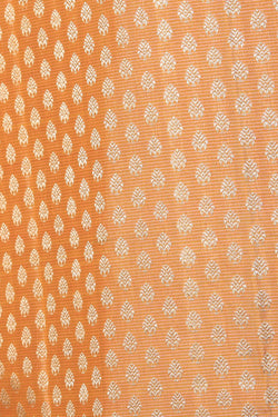 Image of Kanjivaram Silk Peach Saree