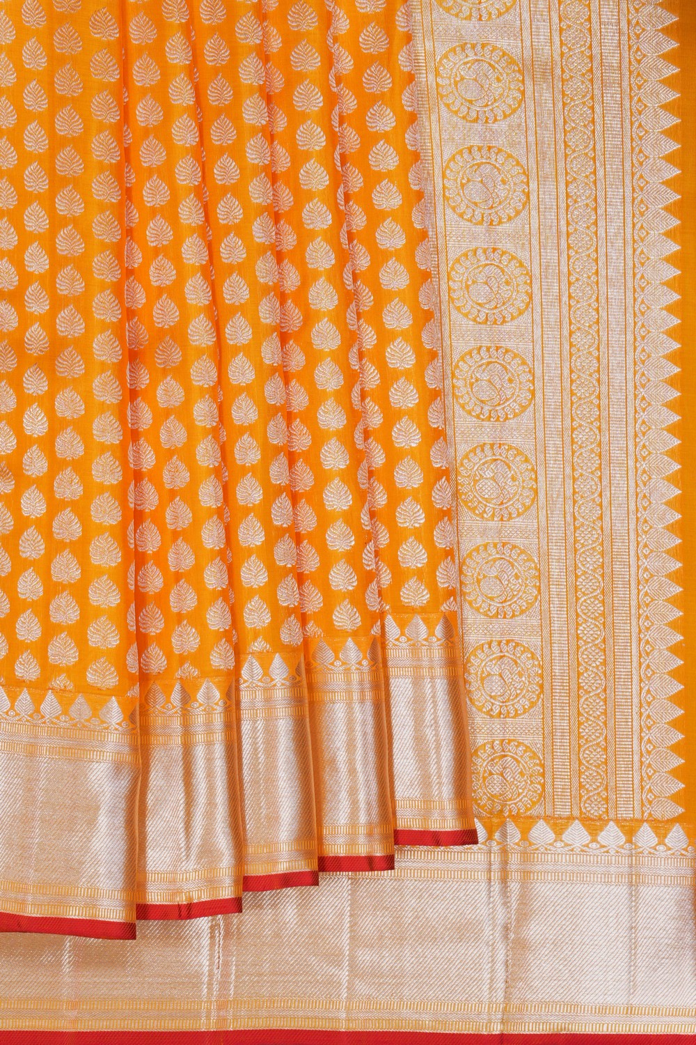 Image of Kanchipattu Brocade Yellow Saree