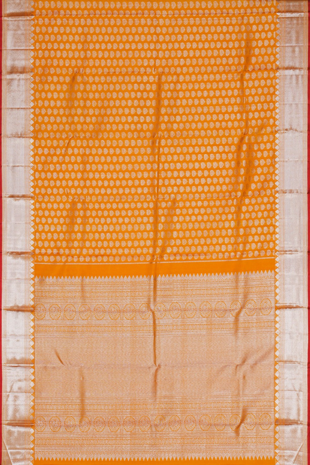 Image of Kanchipattu Brocade Yellow Saree