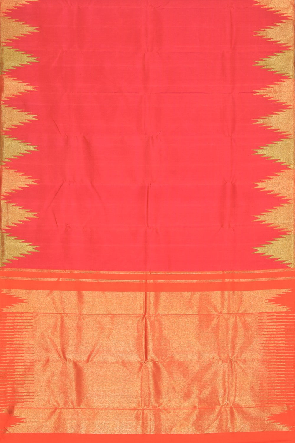 Kanjivaram Silk Fuchsia Pink Saree