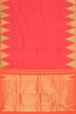 Image of Kanjivaram Silk Fuchsia Pink Saree