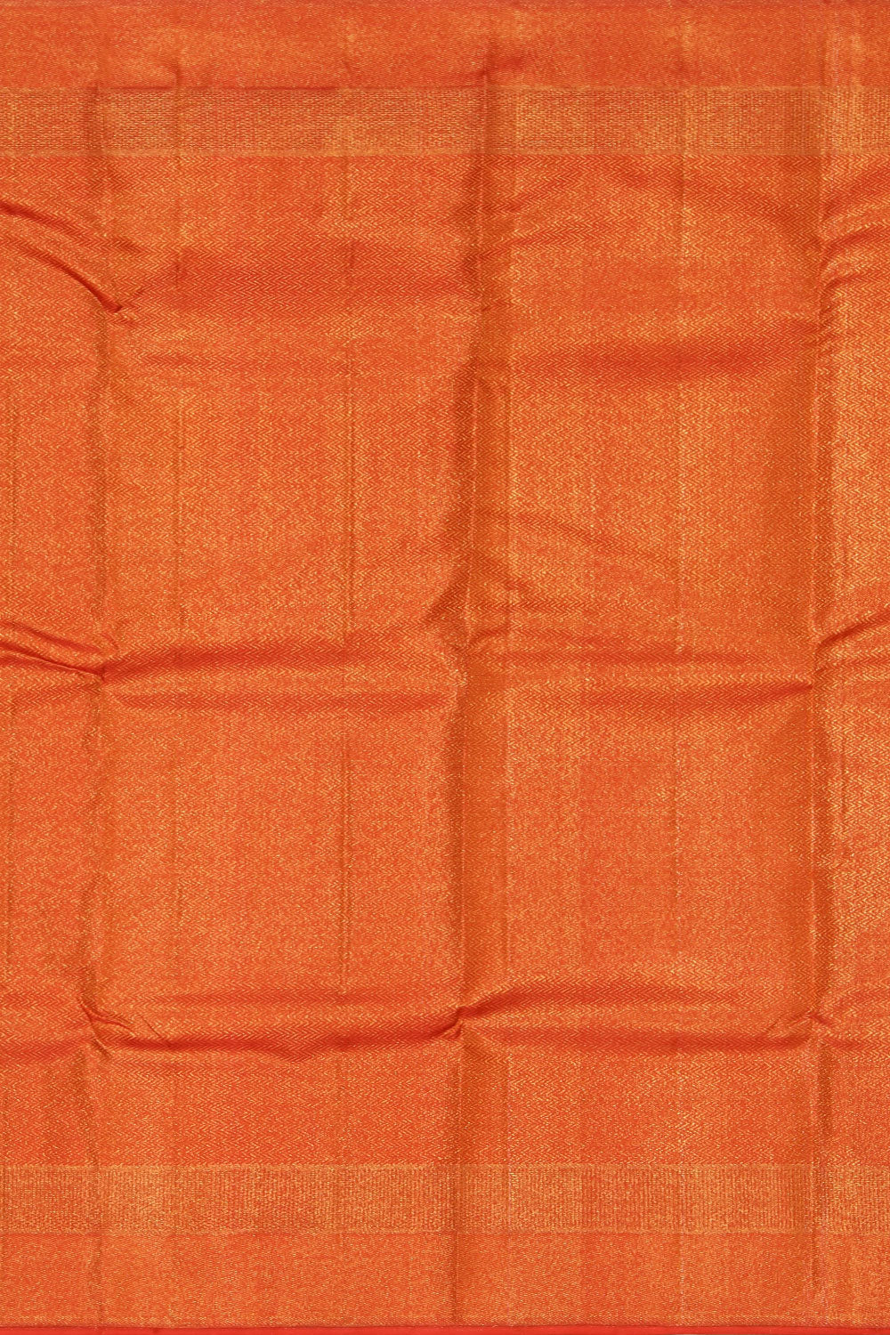 Image of Kanchipuram Silk Brocade Coral Pink Saree