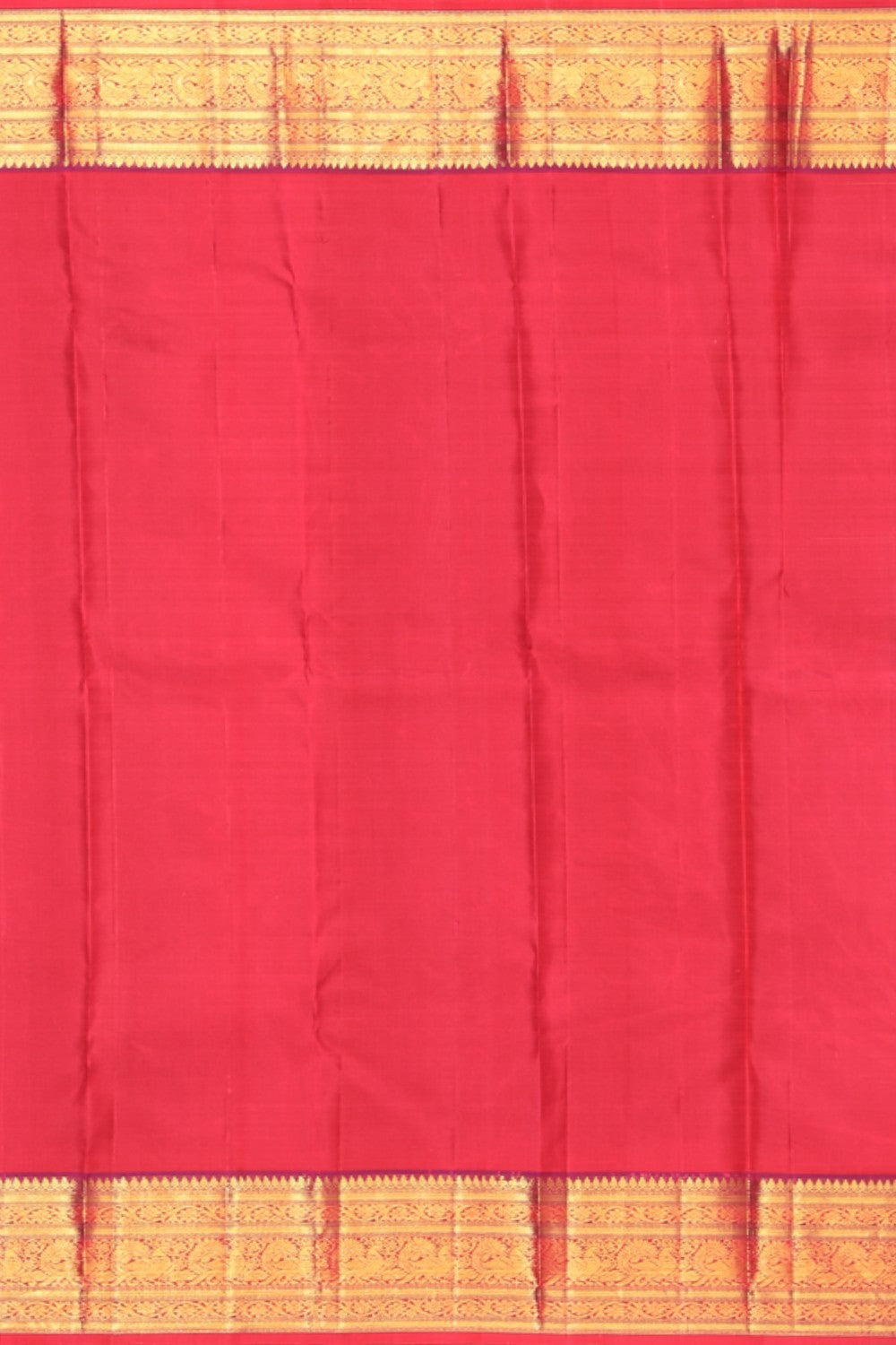 Image of Arani Silk Bottle Green Saree