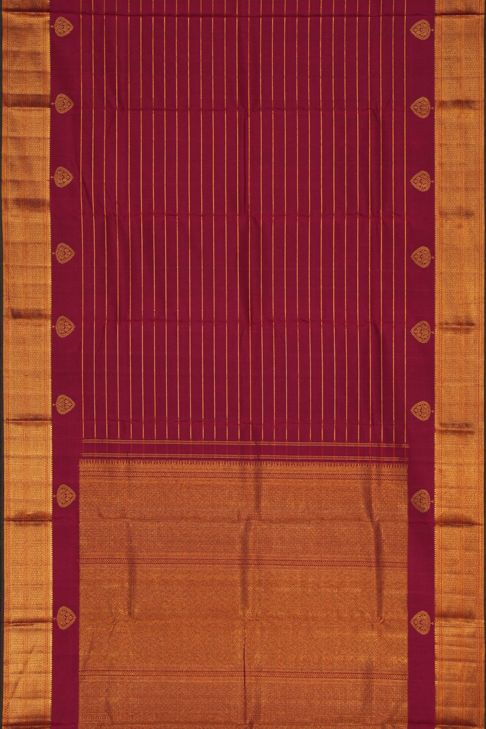 Image of Arani Silk Red Saree