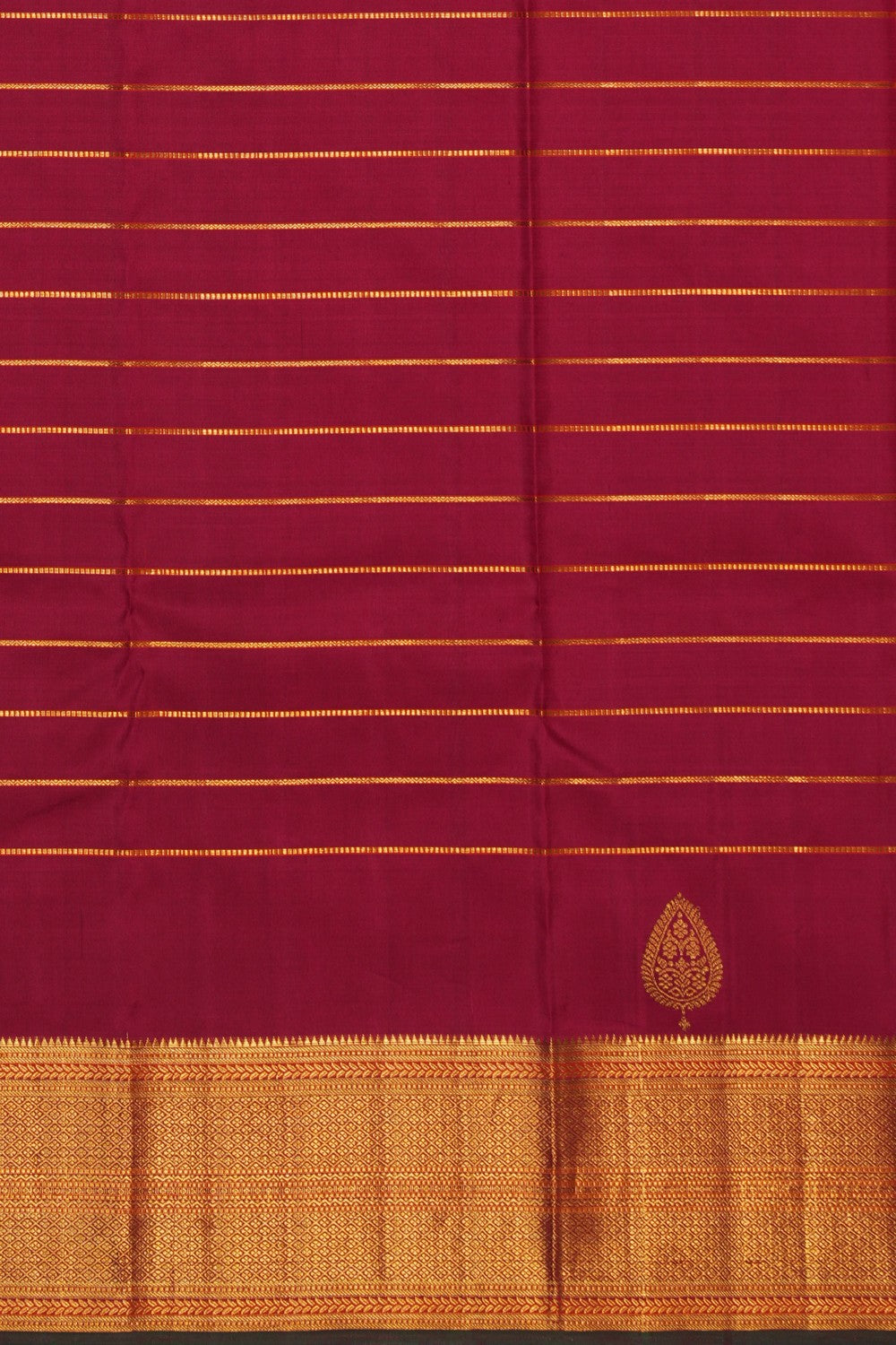 Image of Arani Silk Red Saree