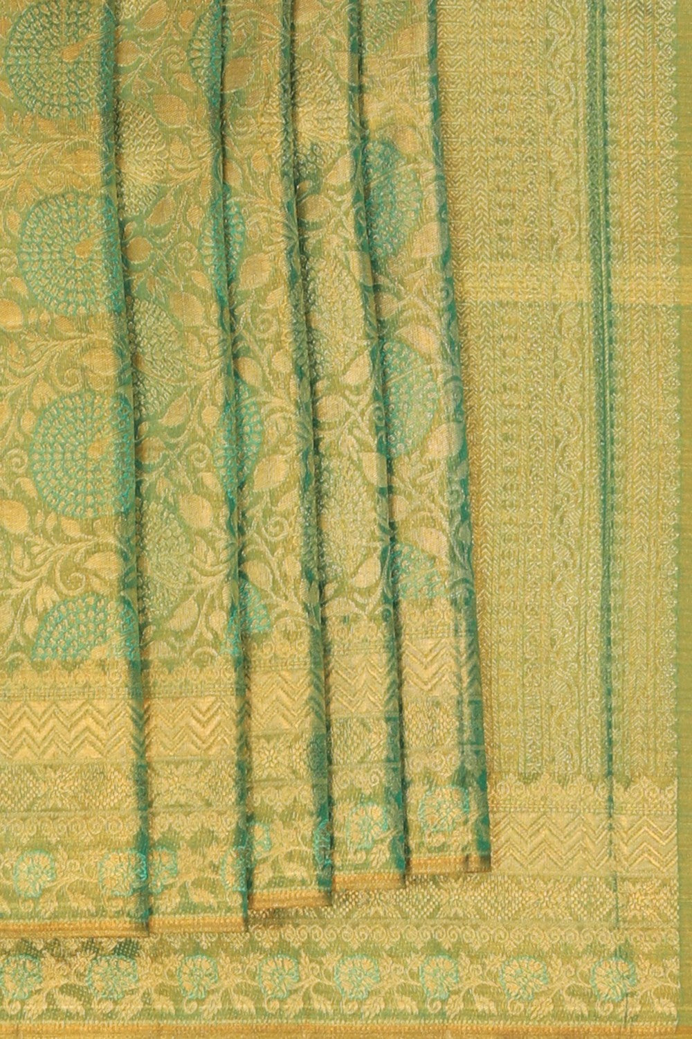 Image of Kanchipuram Tissue Brocade Saree