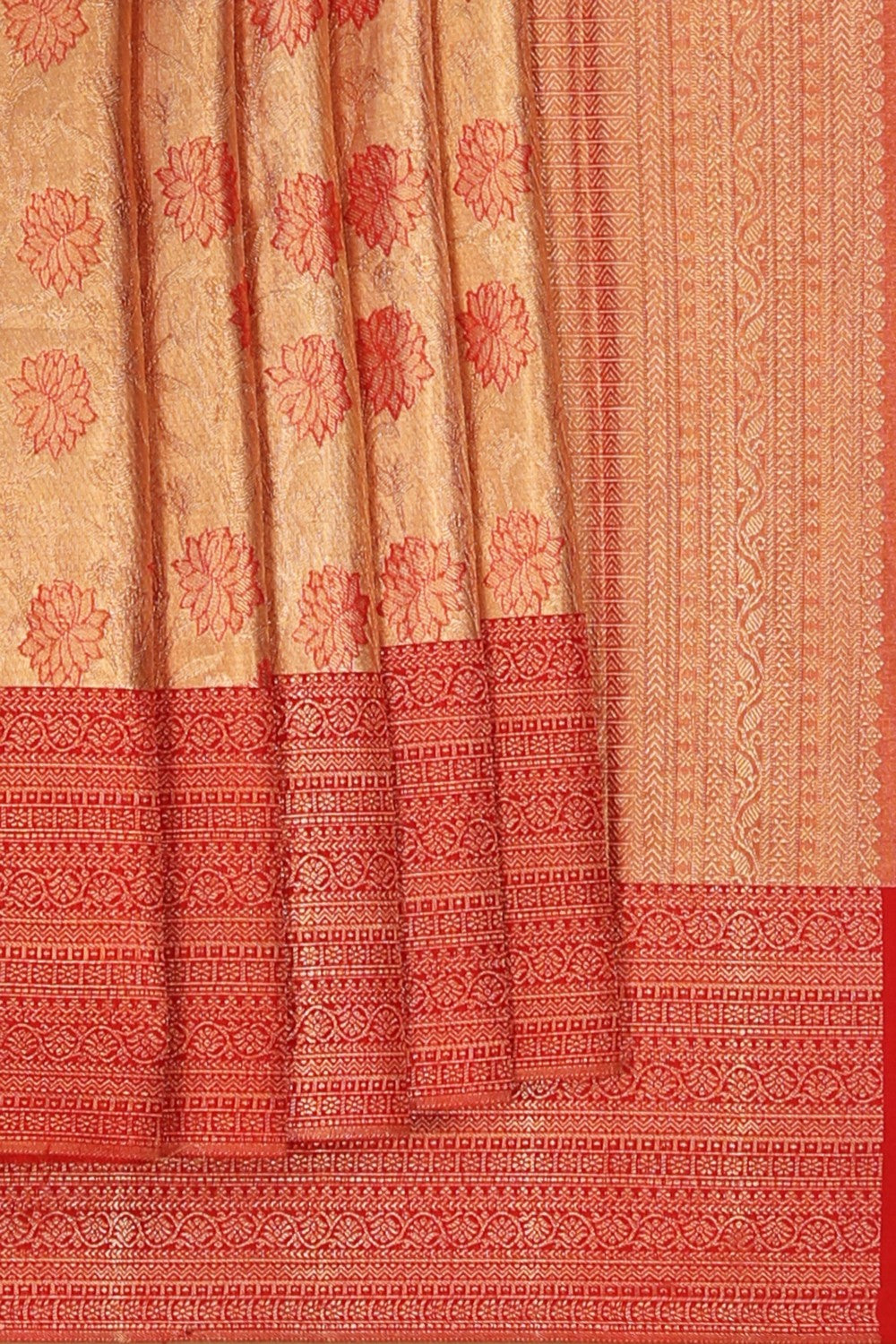 Image of Kanchipuram Tissue Brocade Saree