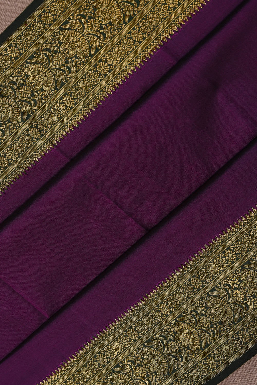 Image of Arani Silk Purple Saree