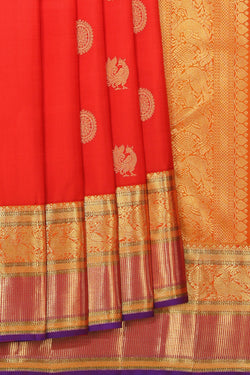 Collection of Very Pretty Silk Red Saree in a gallery layout