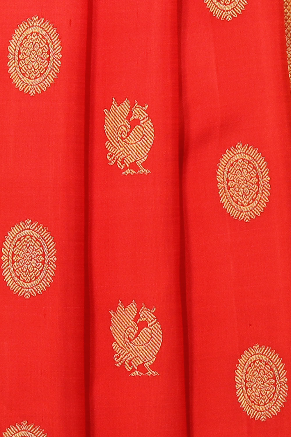 Image of Very Pretty Silk Red Saree