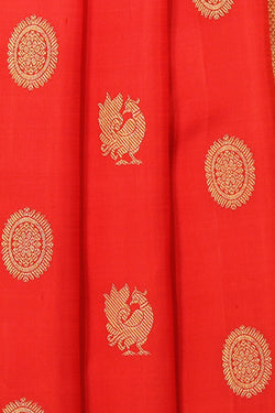 Collection of Very Pretty Silk Red Saree in a gallery layout