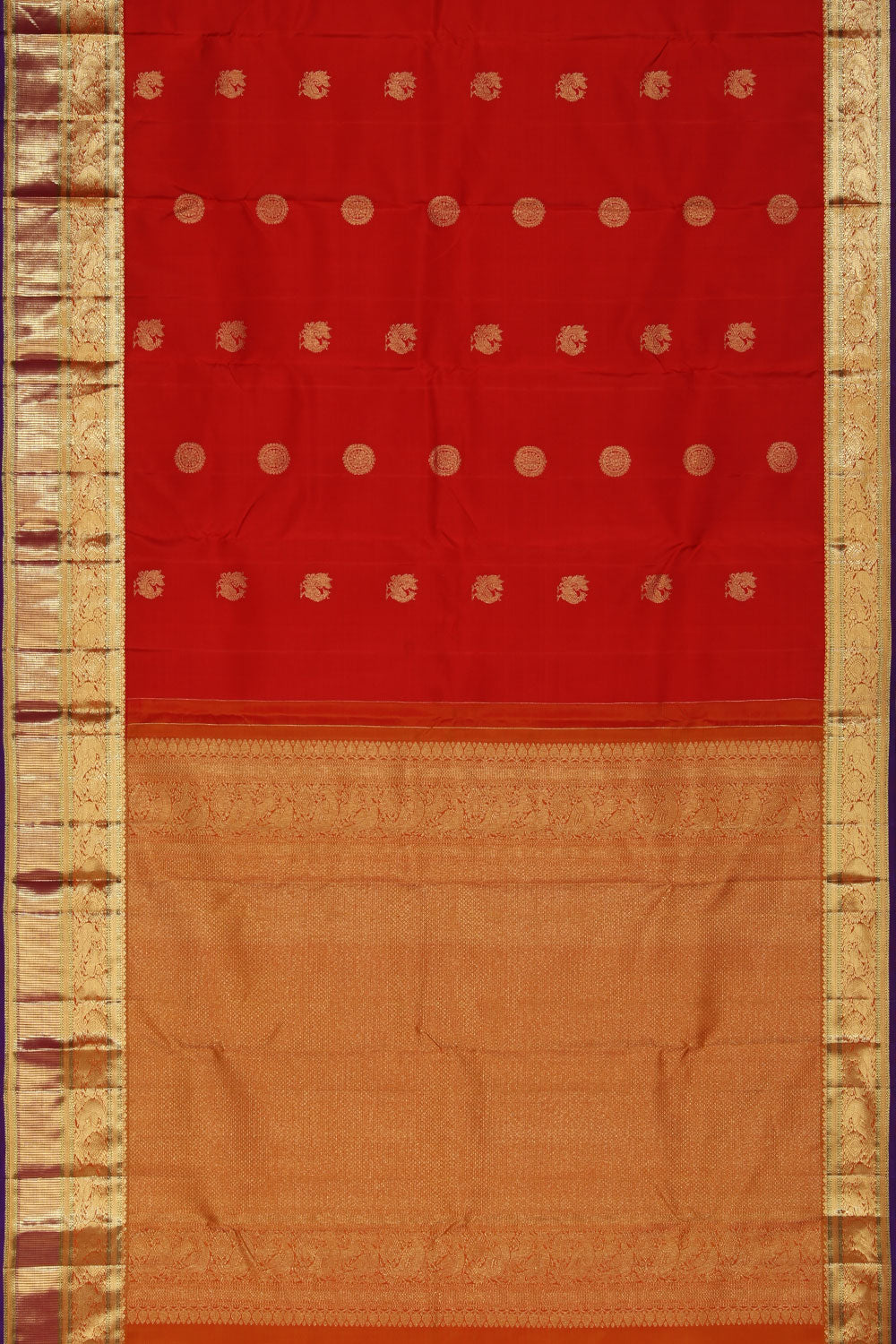 Collection of Very Pretty Silk Red Saree in a gallery layout