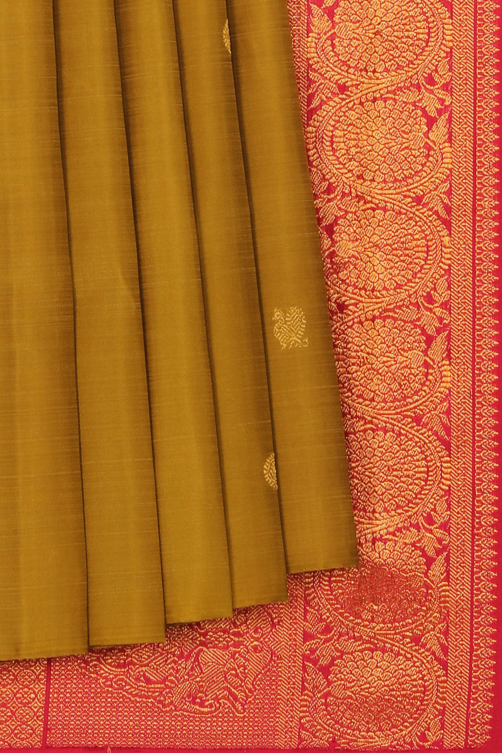 Collection of Very Pretty Silk Green Saree in a gallery layout