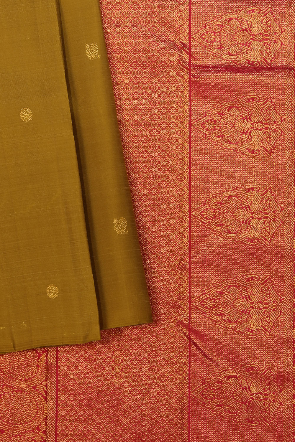 Collection of Very Pretty Silk Green Saree in a gallery layout