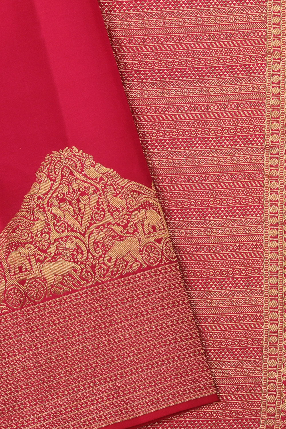 Collection of Simple Yet Elegant Silk Pink Saree in a gallery layout