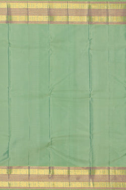 Collection of Arani Silk Bottle Green Saree in a gallery layout