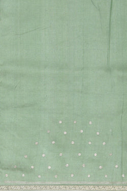 Image of Kora Silk Sage Green Saree