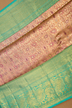 Image of Kanchipuram Tissue Brocade Saree