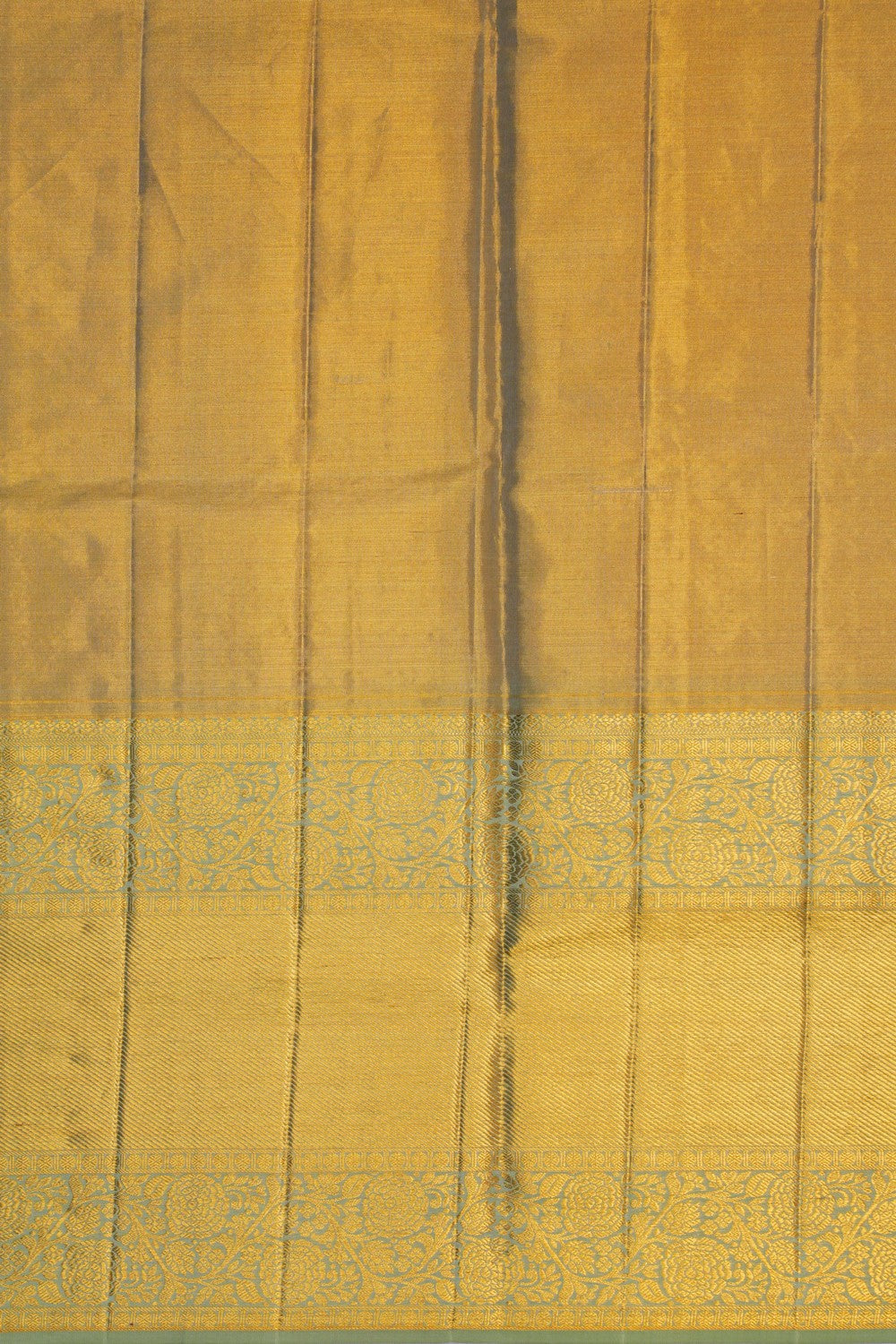 Image of Kanchipattu Tissue Brocade Gold Saree