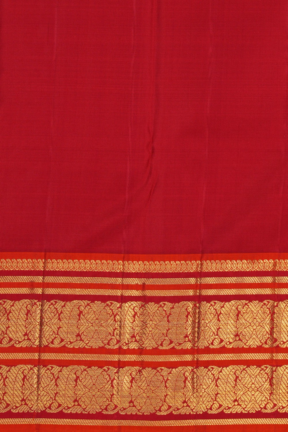 Image of Kanchipattu Brocade Off-White Saree