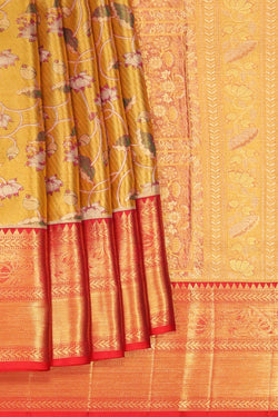 Image of Kanchipuram Tissue Brocade Saree