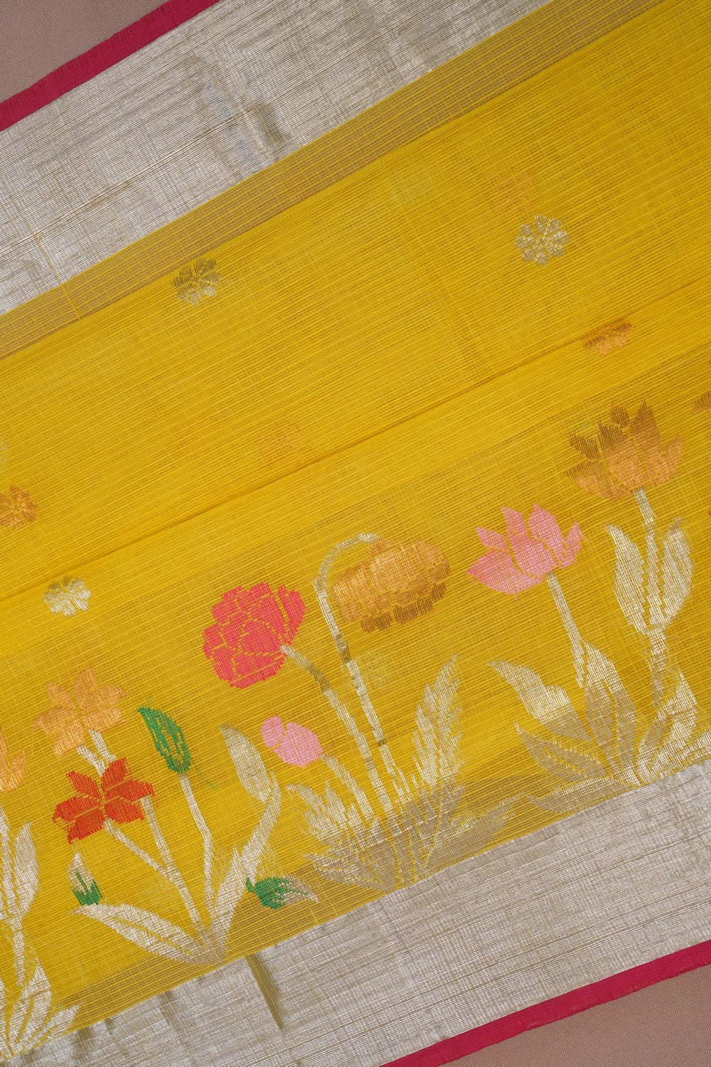 Image of Kota Yellow Saree