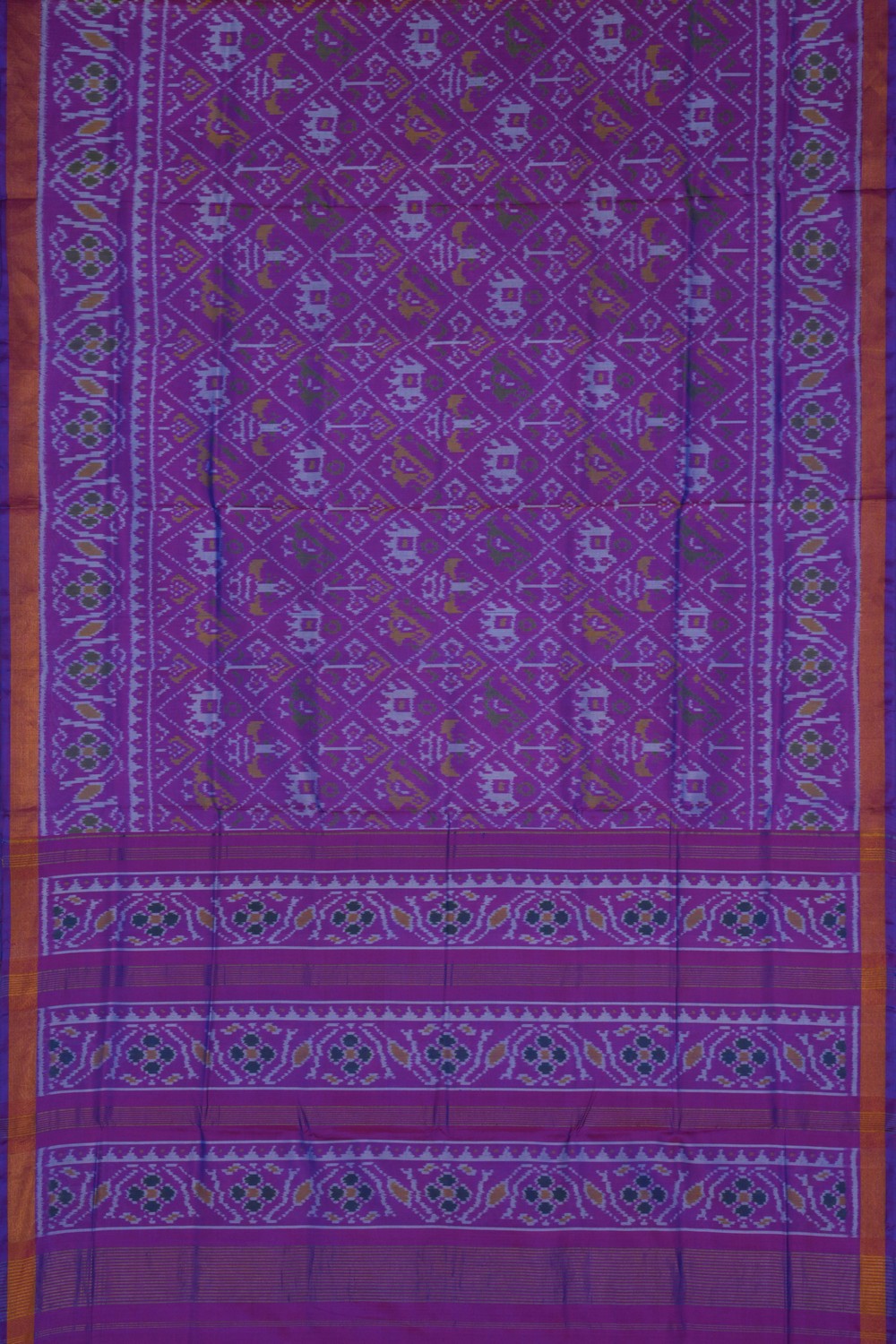 Rajkot Patola Purple Saree