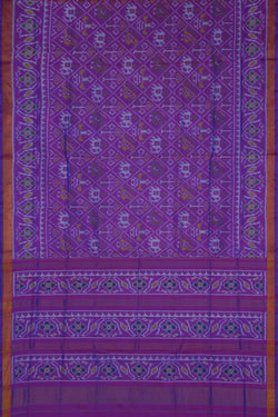 Image of Rajkot Patola Purple Saree