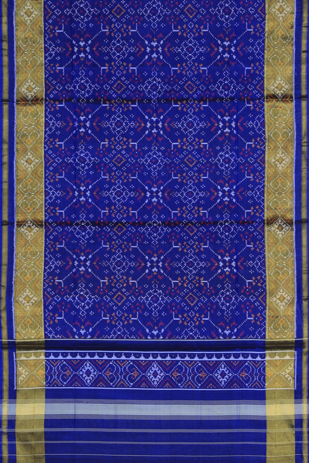 Rajkot Patola Indigo Blue Dupatta