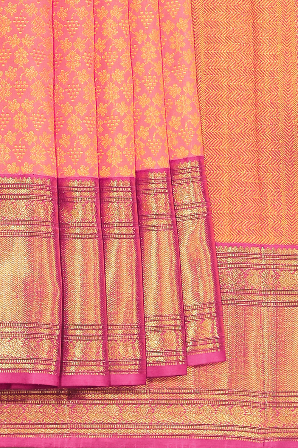 Kanjivaram Silk Pink Saree