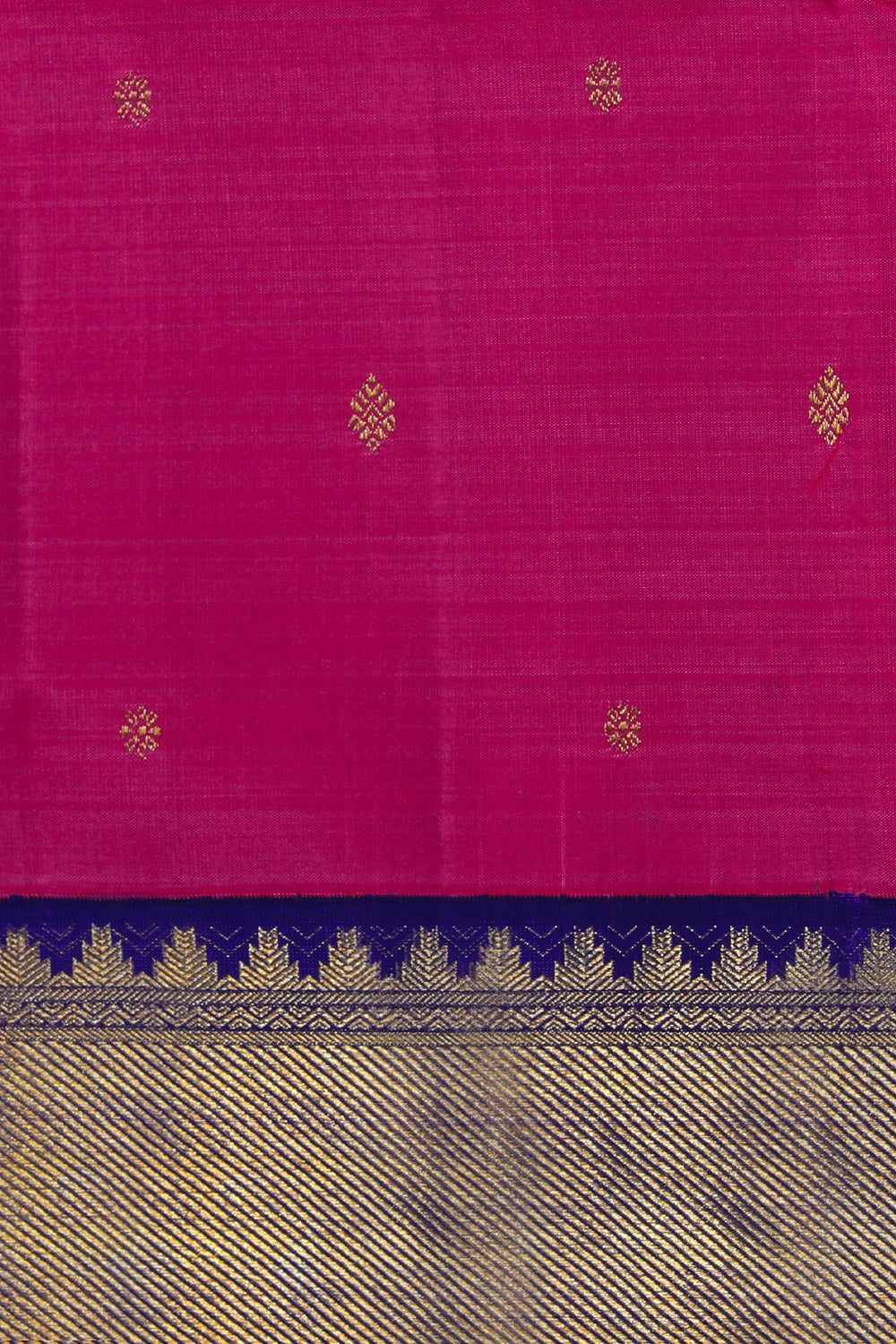 Collection of Arani Silk Pink Saree in a gallery layout