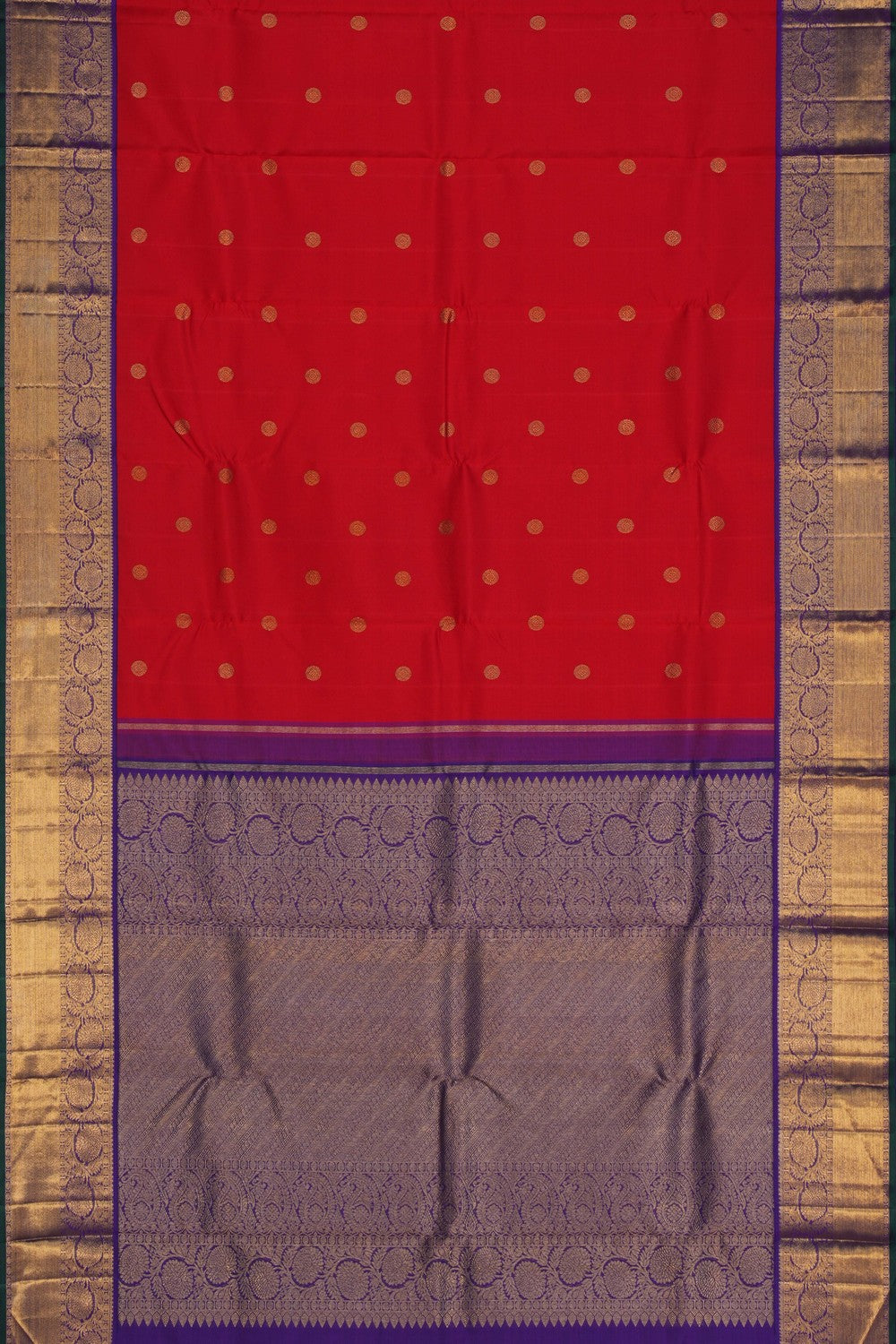 Image of Arani Silk Red Saree
