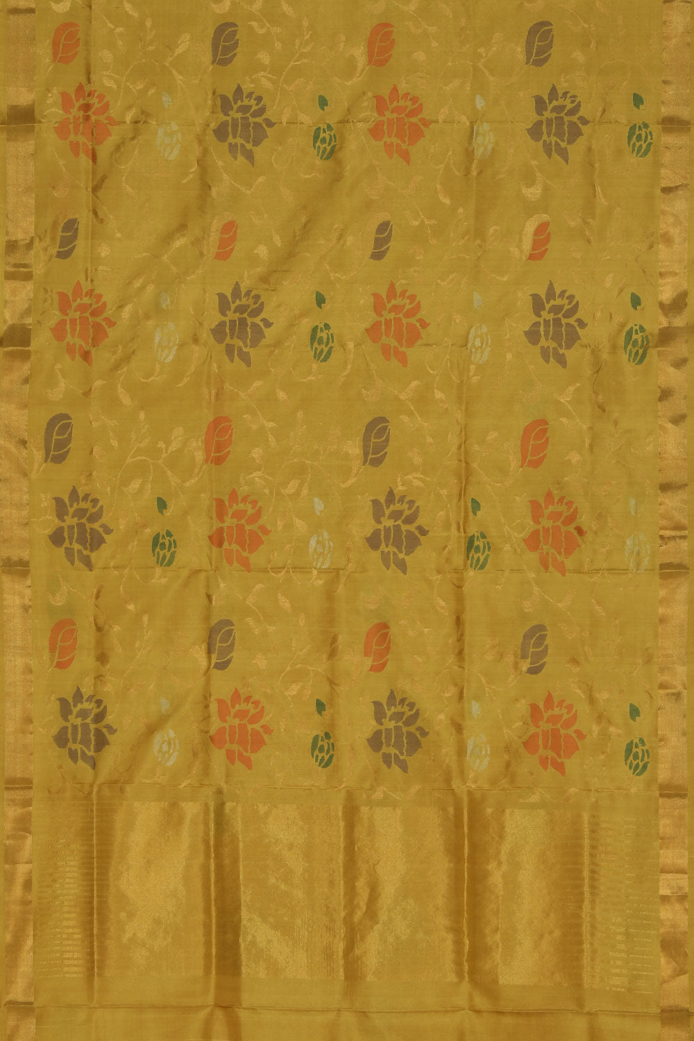 Collection of Uppada Silk Yellow Saree in a gallery layout