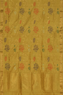 Collection of Uppada Silk Yellow Saree in a gallery layout