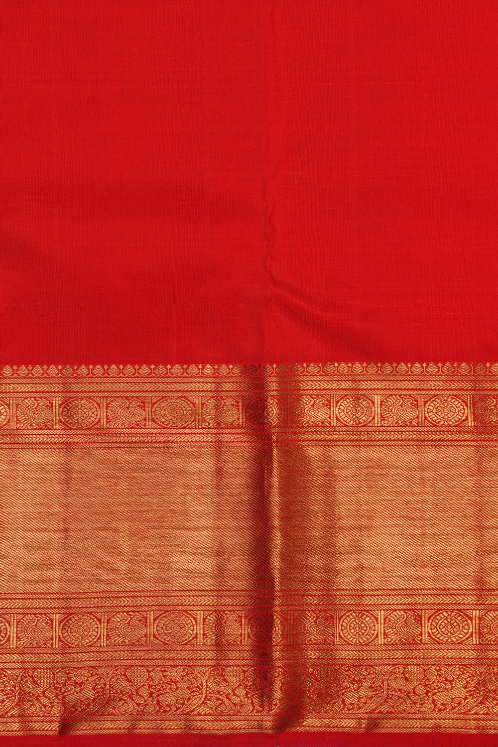Image of Kanchipuram Silk Red Saree