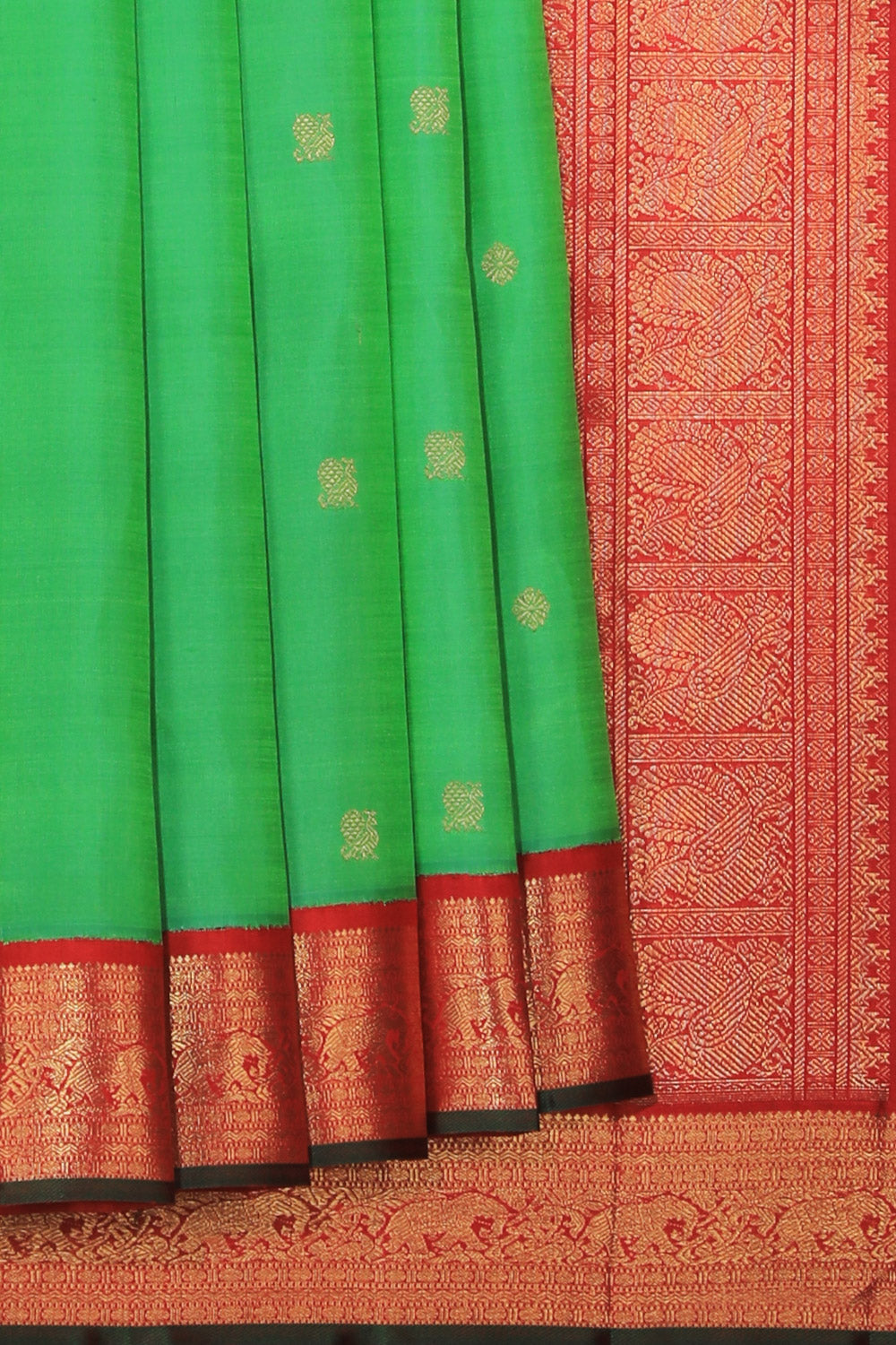 Kanjivaram Silk Green Saree