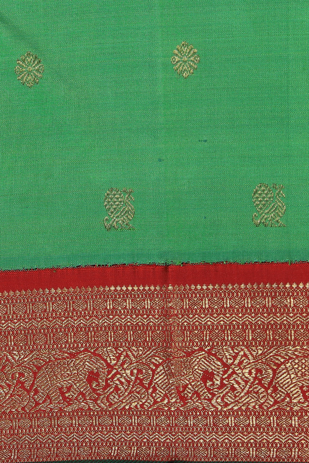 Kanjivaram Silk Green Saree