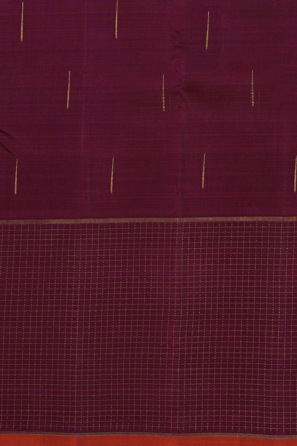 Image of Kanchipuram Silk Violet Saree